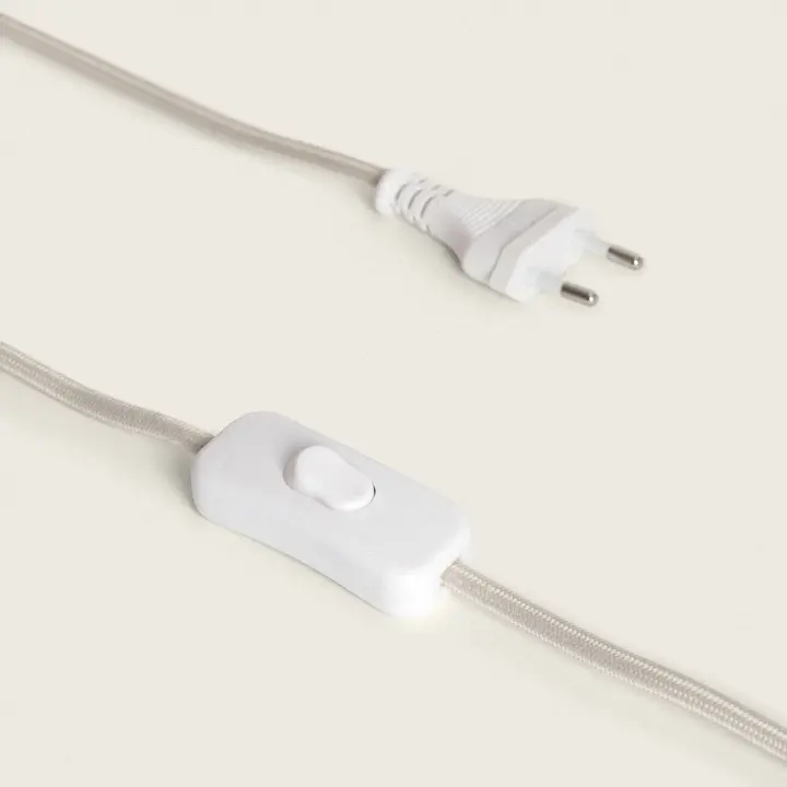 LEDKIA LIGHTING - Lámpara de Mesa Decorativa | Cerámica Beige Artesanal | Pantalla de Tela | Adecuada para Bombillas E27 hasta 40W | Uso Interior, Beige, Cerámica, Tela - 1