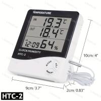 Termómetro Y Higrómetro Digital LCD Para El Hogar Medidor De Temperatura Y Humedad Con Sensor Estación Meteorológica Para Interior - details 5