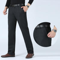 Pantalones De Negocios Para Hombre Talla Grande Corte Slim Moda Casual Estirado Adecuado Para Otoño Verano Pantalones Sólidos Negros Azules Oscuros - details 2