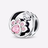 Encantos De Plata De Ley 925 Serie De Mascotas Gato Perro Lechuza Hongos Para Creación De Pulseras Joyas De Moda De Alta Calidad Regalo - details 8