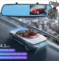 Aumotop Dash Cam, cámara de coche con visión 1080P, lente de grabadora de conducción DVR, grabadora de vídeo con pantalla táctil, grabadora de conducción con espejo retrovisor - details 11