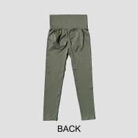Pantalones De Yoga De Mujer De Cintura Alta Sin Costuras Talla Elástica Leggings Deportivos Para Gimnasio Y Correr En Color Sólido - details 35