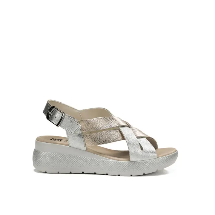 Calzado Sandalias marca Dorking modelo D9316-Ml para mujer en color metal - 1