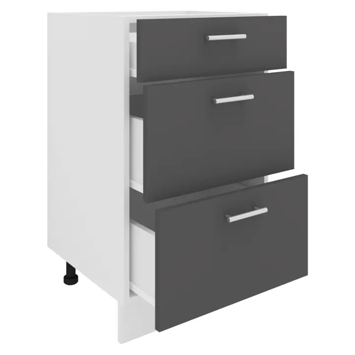 Armario de cocina ancho 50 cm Mueble bajo cajón Cocina Muebles de cocina Esilo Armario de cocina ancho 50 cm Mueble bajo cajón Cocina Muebles de cocina Esilo - 1