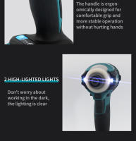 Destornillador Inalámbrico De Impacto Makita DTD172 180Nm Herramienta Eléctrica Para El Hogar Y Batería De 18V Con Motor Brushless - details 8