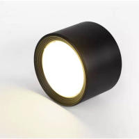 Lámpara De Techo LED Nordic 9W 15W 20W Montada En La Superficie Iluminación Interior Para Sala De Estar Y Dormitorio AC220V Negro Y Blanco - details 5