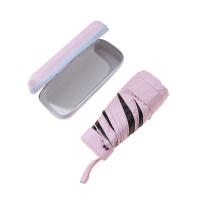 Mini Paraguas Portátil Para Hombre Y Mujer Con Estuche Doble Uso Sol Y Lluvia Plegable De Viaje Protección Solar Y Ventilación - details 6