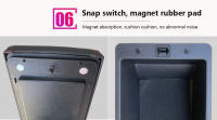 Caja De Reposabrazos Para Opel Astra H 2006-2011 Superficie Curva Caja De Almacenamiento Fáciles De Instalar Accesorios Para Coche - details 13