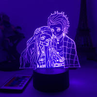 Lámpara De Noche Anime Demon Slayer Mitsuri Kanroji Figura 3D Iluminación Para Decoración De Dormitorio Regalo De Cumpleaños - details 13