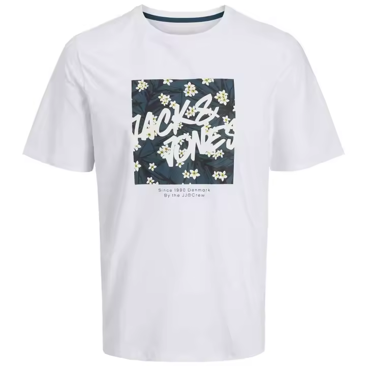 Camiseta de Manga Corta Jack&Jones  para hombre en color blanco - 1