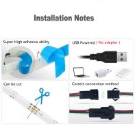 Tiras LED RGBIC WS2812B 3M DC 5V Con Control Remoto Bluetooth APP Para Decoración De Habitación Sala De Estar TV PC Luz Atmosférica - details 2