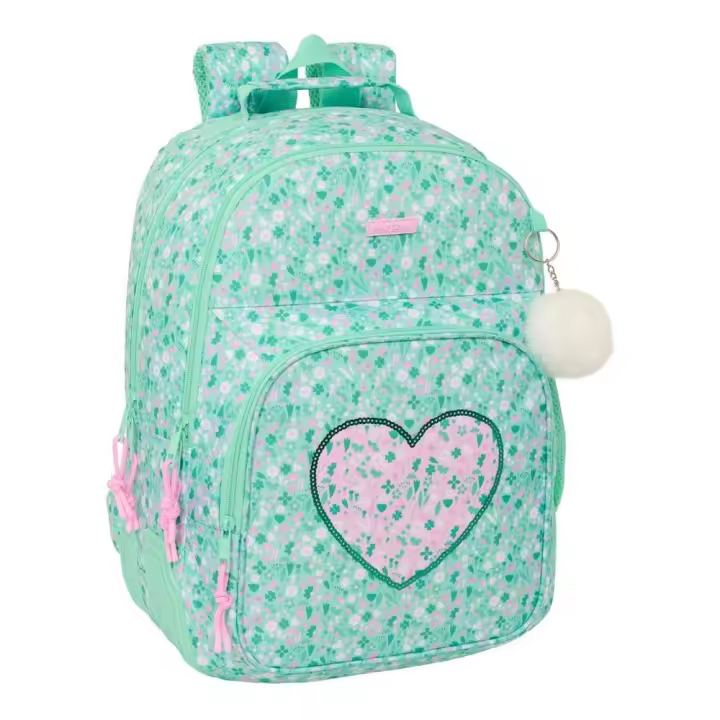 SAFTA  MOCHILA DOBLE CANTONERAS 42CM ADAPT A CARRO SAFTA CUORE SAFTA CUORE 15x32x42 Cms. - 1