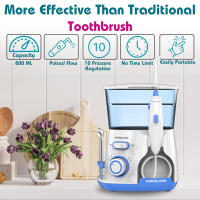 Waterpulse Electrodoméstico De Higiene Oral 800ML Con 5 Tiras De Limpieza Dental Flosser Automático Para Dientes - details 2