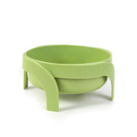 Cuenco De Alimentos Para Gatos Y Perros Alto Con Protector De Cuello Universal Antideslizante Material Plástico Forma Redondeada - details 6