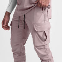 Nuevos Pantalones De Cargo Para Hombre 2024 Multi-Bolsillos Estilo Safari Fitness Y Deporte Pantalones Casuales De Cintura Media - details 13
