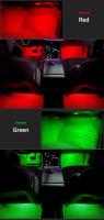 Luces Para El Suelo Del Coche Car Footwell Lights Para Volkswagen VW Tiguan MK1 Golf 6 MK6 Sharan 7N Touareg 7L 7P Passat B5 B6 CC Jetta Scirocco R Accesorios ABS Internos - details 4