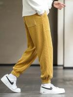 Nuevos Pantalones De Corduroy Para Hombre Otoño Invierno Estilo Callejero Holgado Casuales Pantalones De Jogger Talla plus Hasta 8XL - details 5