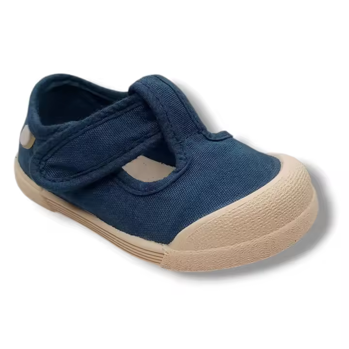 Igor Zapatilla Lona Pepito Sneakers Barefoot S10332-003 MARINO Zapatillas calzado niños Summer Respetuoso ROYALE CORDONETS - 1