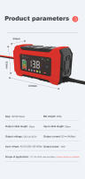 Cargador De Batería De Coche Automático 12V 6A Pantalla Color LCD Reparación De Pulso Para AGM GEL WET Carga De Ácido Lead Acid - details 15