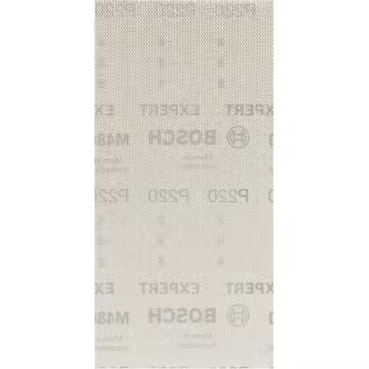 Bosch Professional 10x Mallas de lija Expert M480 (para Madera dura, Pintura sobre madera, 93x186 mm, grano 120, accesorios Lijadora orbital) - 1