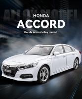 Modelo De Coche De Luxo Accord En Escala 1:24 Con Sonido Y Luz Metal Diecast Regalo De Moda Para Niños Decoración De Colección - details 0