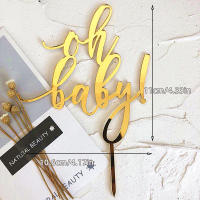 Nuevos Toppers De Cumpleaños Feliz En Acrílico Dorado Para Niñas Y Niños Decoración De Pastel Para Fiesta De Cumpleaños Regalo De Baño De Bebé - details 2