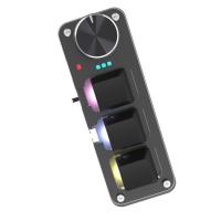 Teclado Mecánico Macro RGB Mini Para Gaming Con Programación Personalizada Teclas Y Perilla Bluetooth 2.4G Y Switch Rojo - details 7