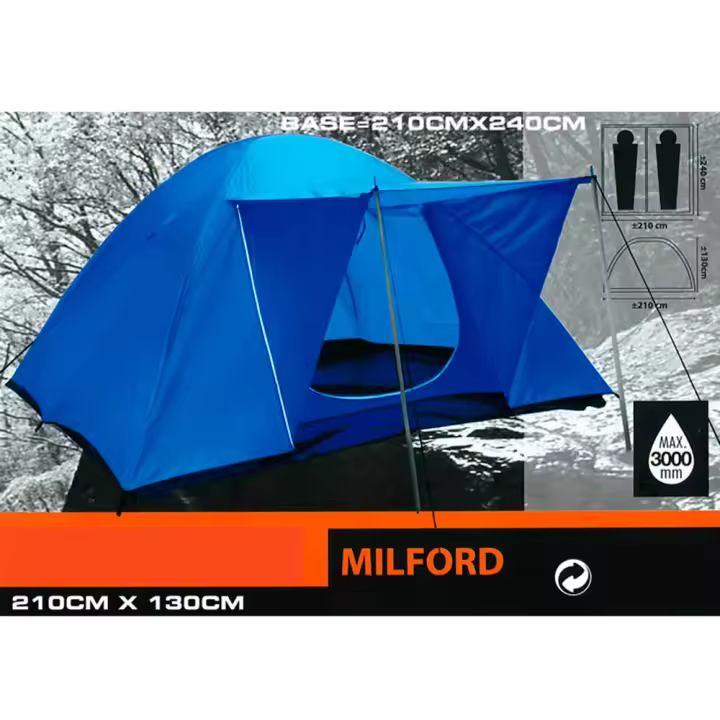 Tienda Igloo Mildford 2 Personas - Montaje Fácil - Impermeable - 1