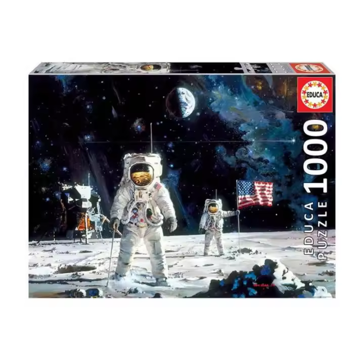 PUZZLE 1000 PIEZAS FIRST MEN ON THE MOON DE EDUCA - 1