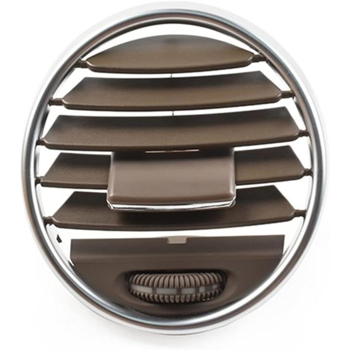 Coche Delantero Izquierdo Central Derecho de CA de la salida de Aire de la Parrilla de Salida de la Cubierta del Panel de Guarnecido Compatible con Mercedes Benz W164 M ML GL 300 350 450 500 2005-2012 (Color : Marrón Central 1PC)