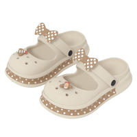 Zapatillas De Plataforma Casual Para Mujer Casuales Con Lazo Decorativo Diseñador Comodidad Interior EVA Talla Unisex Estilo De Moda Verano - details 12