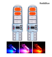 ORO 10pcs Lámpara De Destello T10 Doble Color 12V LED De Silicona Para Coche Luz De Freno Faros De Señalización Universal - details 8