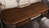 Juego De Cubiertas De Asiento De Coche De Peluche Protector Antisalpicaduras Universal Para Automóviles SUVs Sedanes Hatchbacks Camiones Capa De Cojín Delantero/trasero En Negro Gris Beige - details 7