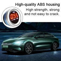 Medidor De Presión De Aceite Para Coche 52mm Pantalla Digital LED 9-35V Con Sensor De Alarma 1/8NPT Material ABS + Metal - details 5