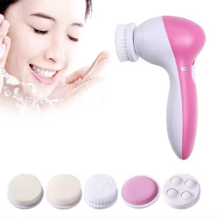 Eternal Pink Cepillo de Limpieza Facial 3 en 1 Cuidado DE LA PIEL Eléctrico Masaje Profundo Limpieza de Poros Herramientas de Belleza para Quitar - 1