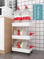 Estante De Baño Móvil De 4 Niveles Con Ruedas Organizador Espacioso Para Ducha Estante De Almacenamiento Para Shampoo Y Accesorios De Baño - details 8