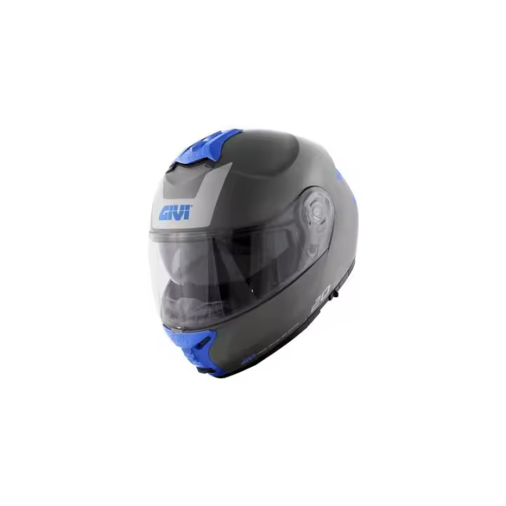 CASCO GIVI MODULAR X20 EXPEDITION PLATA AZUL - 1