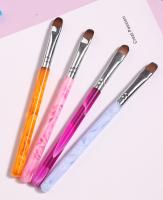 Set De Pinceles Para Uñas De Acrílico Profesional 4 Piezas/set Pincel Para Polvos De Uñas De Gel Herramienta De Manicura Para Mujeres Y Niñas - details 10