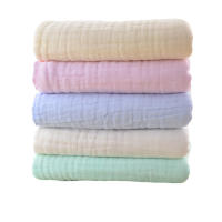 Toalla de baño para Bebe de Seersucker de dos Capas de Algodón Puro, toalla de Alimentación de Gasa Gruesa para Juguete E Invierno, toalla de Playa, pañuelo para los últimos nacidos - details 2
