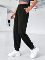 Pantalones De Yoga Fitness Para Mujer High Waisted Compresión Pantalones Anzuelo Largo Hasta El Tobillo Deporte Feminino - details 3