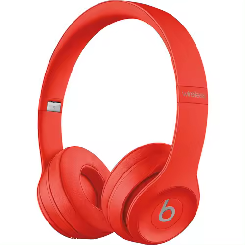 Beats by Dr. Dre Solo 3 Auriculares Inalámbricos con Cancelación de Ruido - Rojo - 1