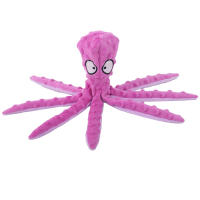 Juguete De Peluche Para Perros Octopus Con Voz Y Carcasa Juguete De Masticar Interactivo Para Limpieza De Dientes Resistente Al Masticar Para Mascotas - details 3