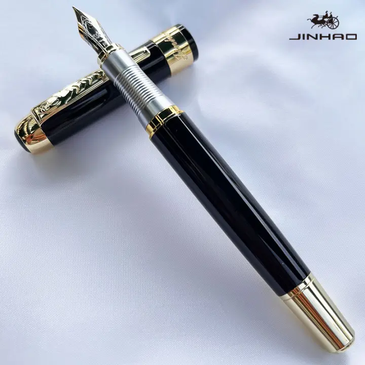 Bolígrafo De Caligrafía Y Arte JINHAO 250 Lujo Para Negocios Regalo Bonito Plumón De Metal Con Tinta De Plata 0.5mm - 1