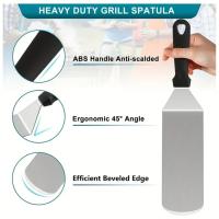 Juego De Accesorios Para Barbacoa 8 Piezas Limpieza Fácil Resistente Al Calor Acero Inoxidable Para Sartén De Hierro Fundido Teppanyaki Hibachi - details 4