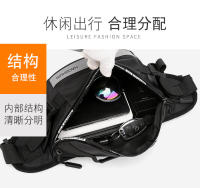 Bolsa De Cintura Para Hombres Antirrobo Con Correa Reflectante Múltiples Funciones Bolsa De Hombro Estilo Casual Material Nylon - details 5