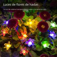 Luces De Flores Fae Tiradas Operadas Por Batería Impermeables 10/20/30/40 LED Cherry Blossom Para Decoración De Bodas Y Fiestas - details 2