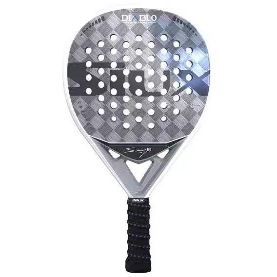 Pala de Padel Siux Diablo Revolution II Sanyo Pro, 100% Carbono para jugadores de nivel alto o profesional - 1