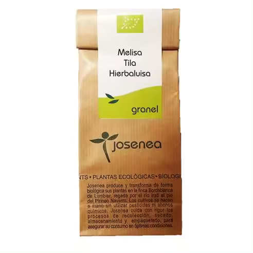 Melisa con tila y hierbaluisa granel de Josenea, 25 gramos - 1