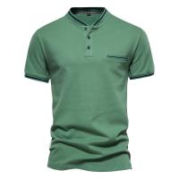 Novedad de verano, tops estampados de talla europea, camisas POLO de manga corta informales con solapa para hombre - details 11