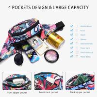 Riñonera Grande de moda para hombre y Mujer, con 4 bolsillos ajustables para correr, hacer senderismo, pasar al Perro y al Aire Libre. - details 2